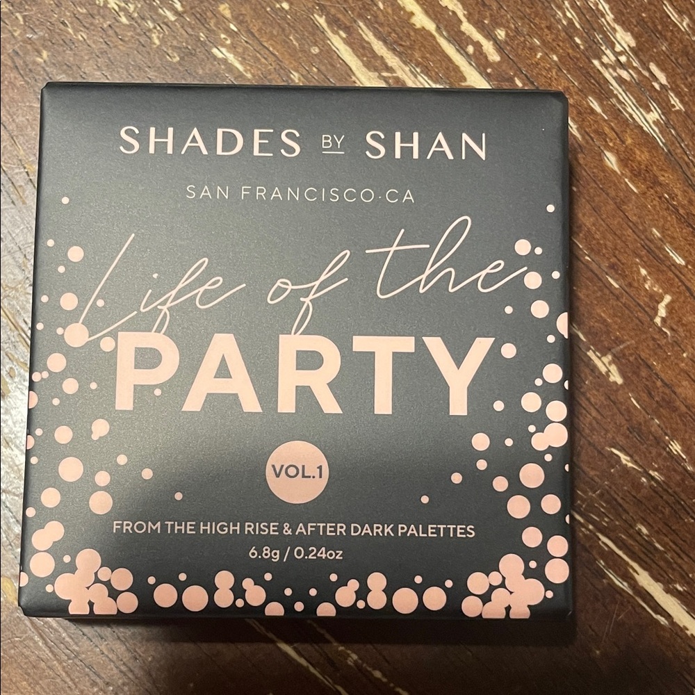 Shades by Shan eyeshadow Life of the Party vol. 1